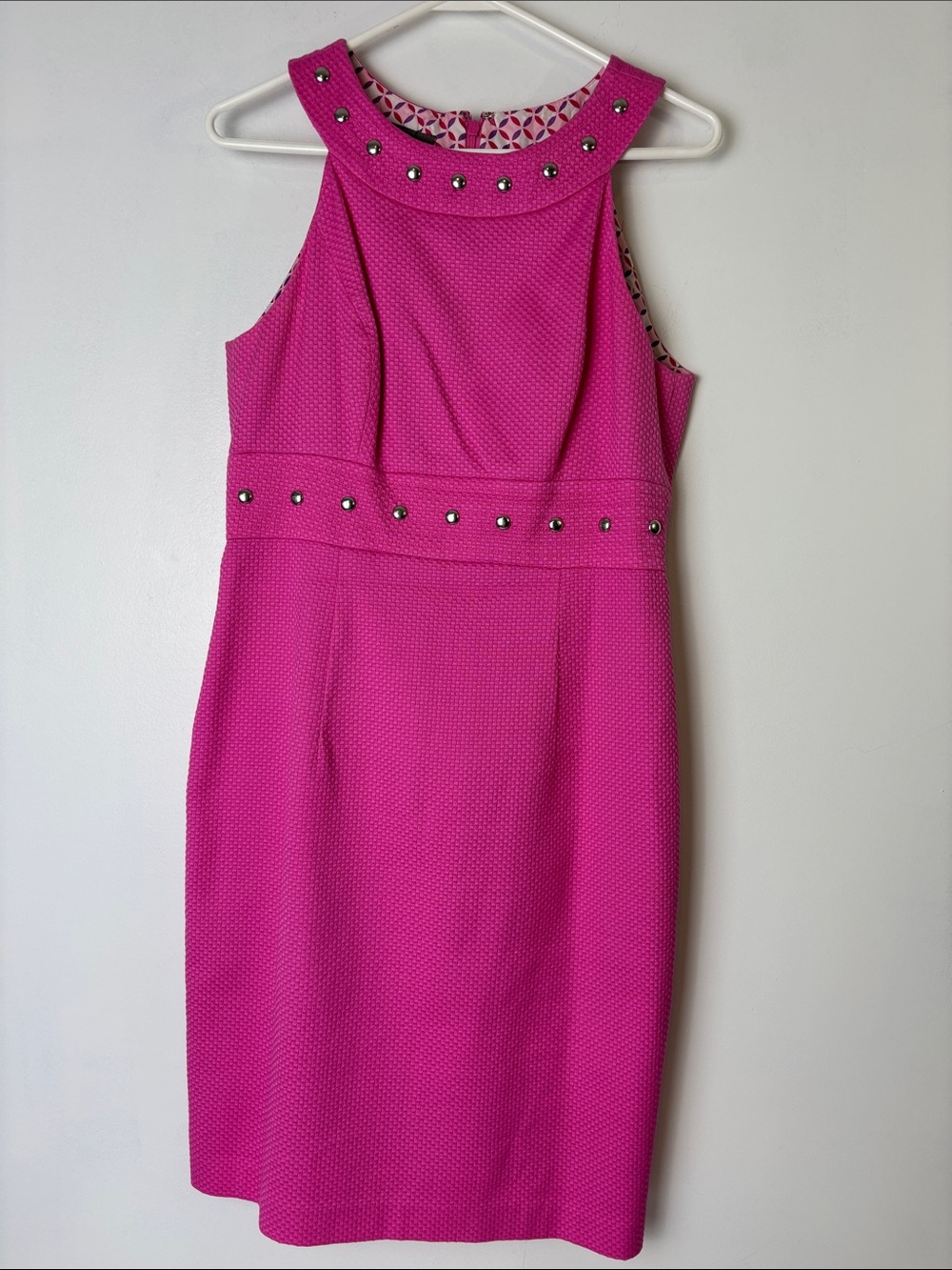 Muse Bright Pink Sleeveless Dress